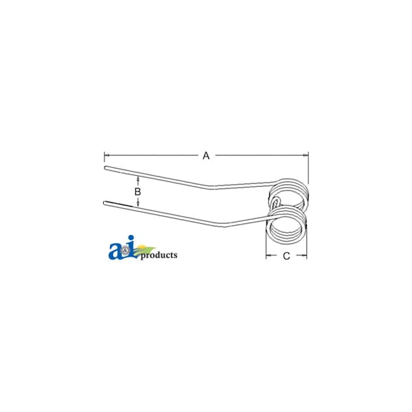Tedder Tine 16" x4" x3"